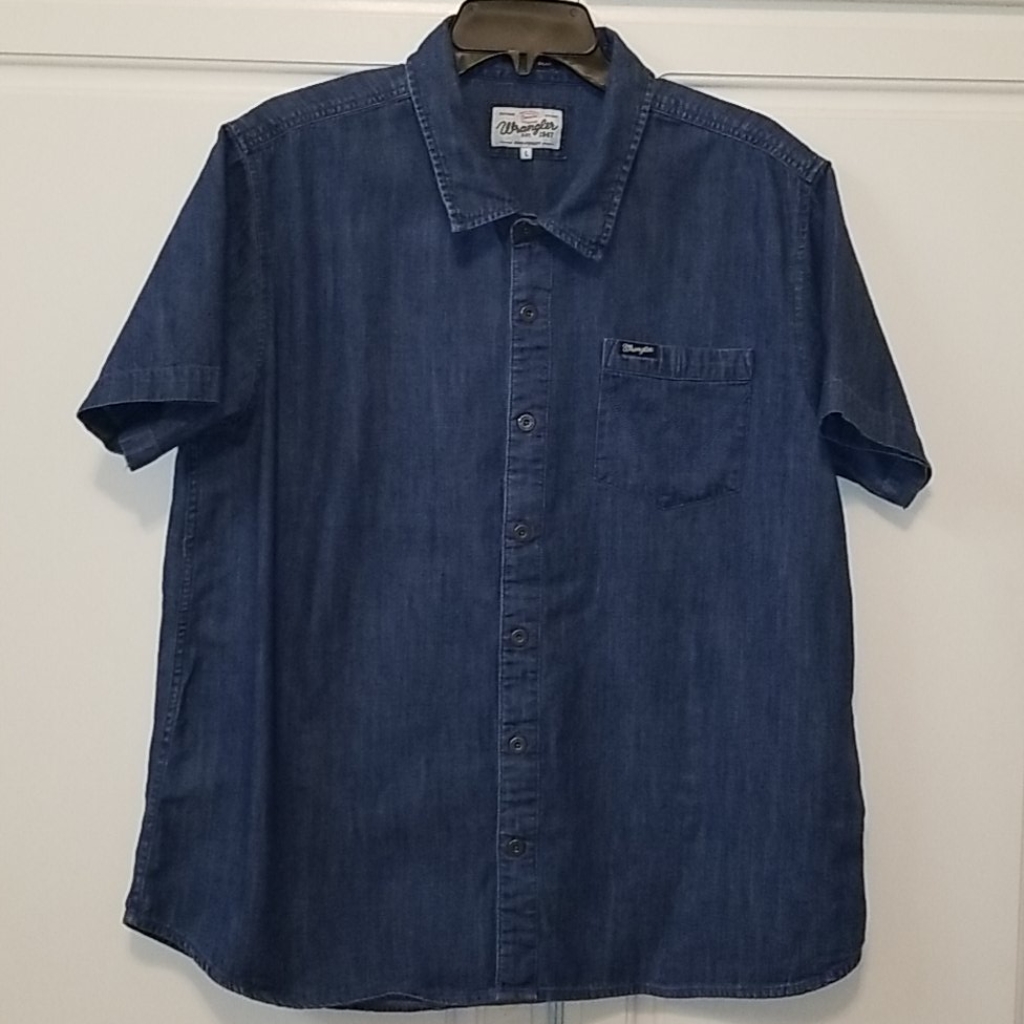 Mens Large Denim Shirt